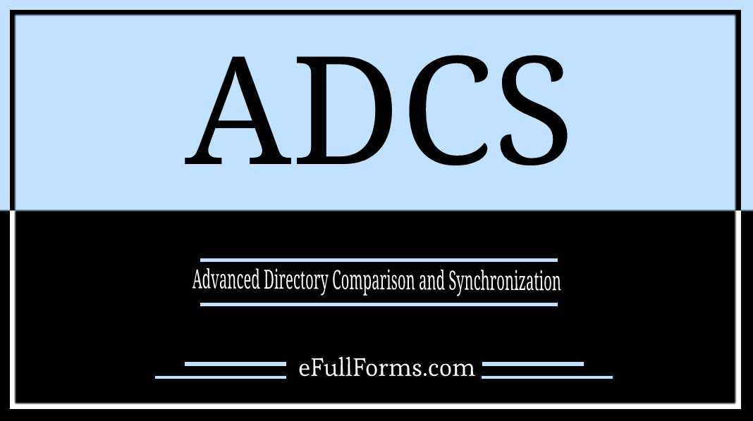 ADCS full form
