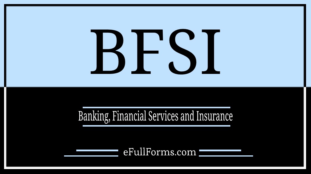 BFSI full form