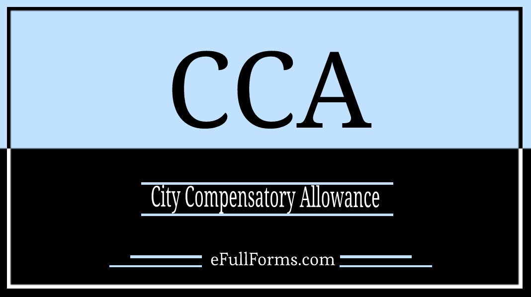 CCA full form