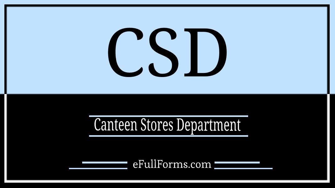 CSD full form
