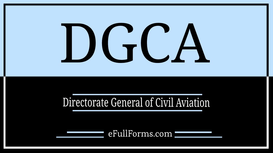 DGCA full form
