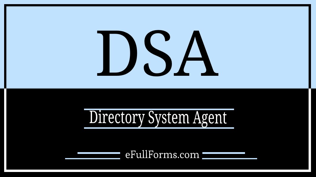 DSA full form