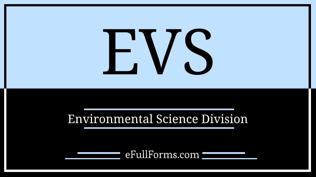 EVS full form