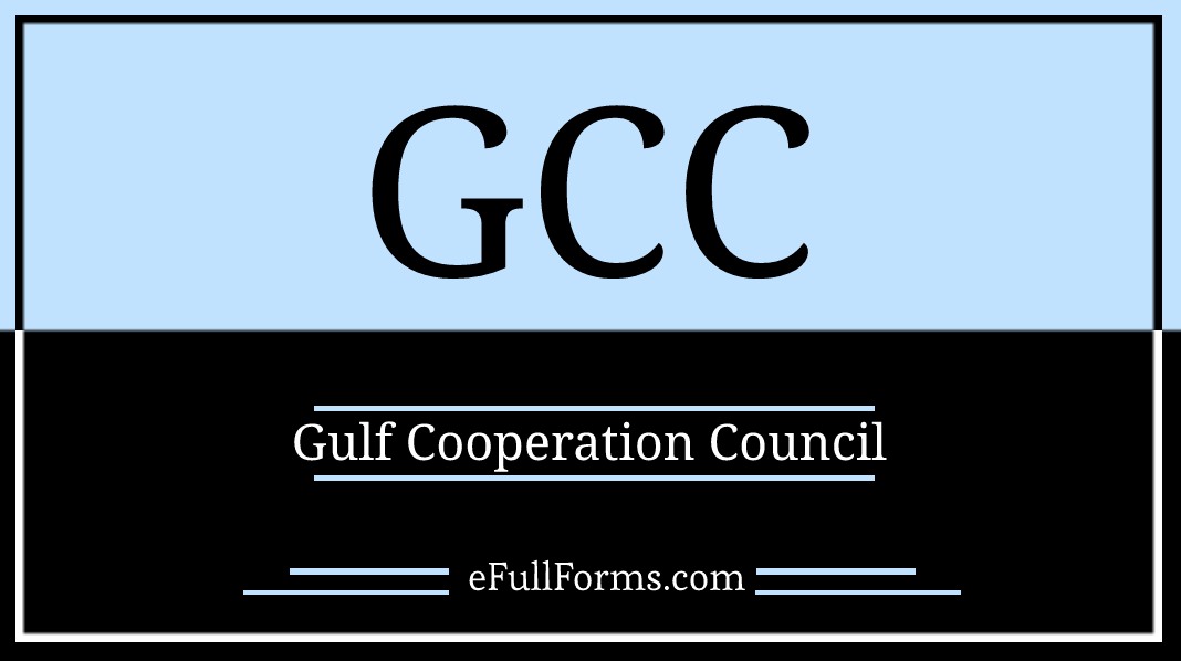 GCC full form