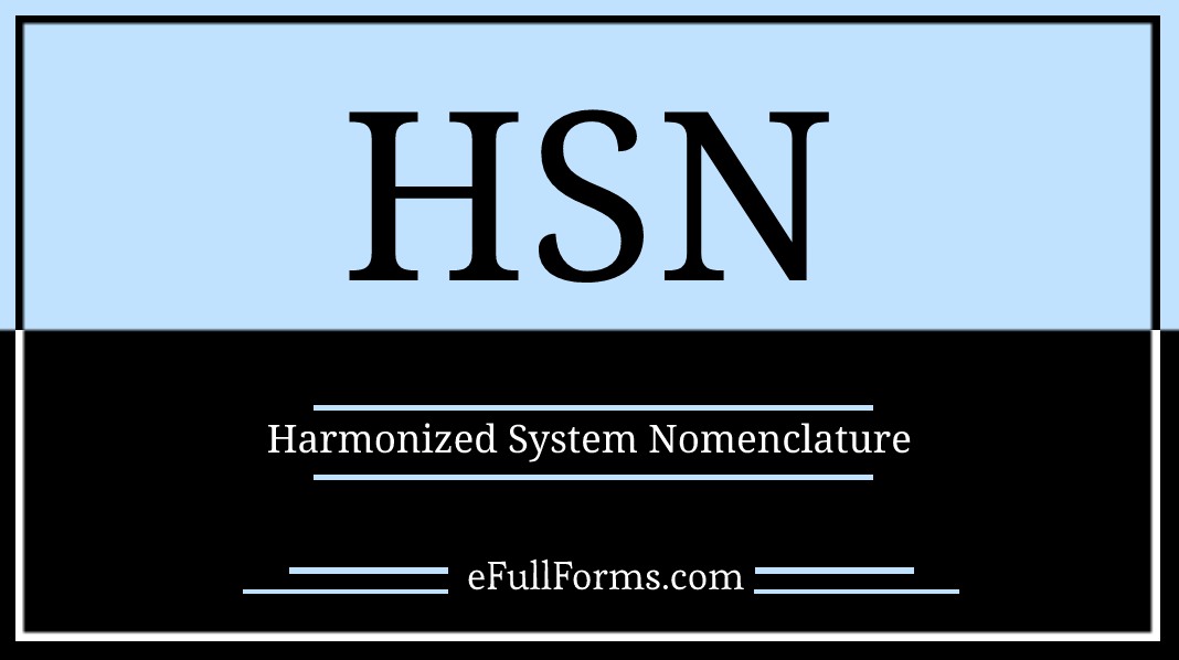 HSN full form