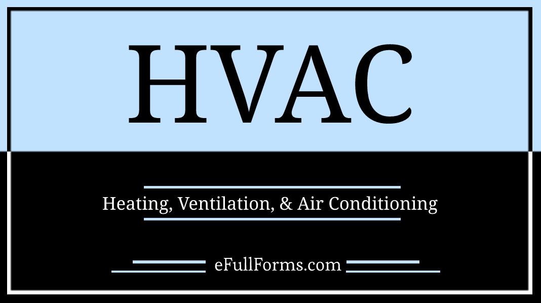 HVAC full form