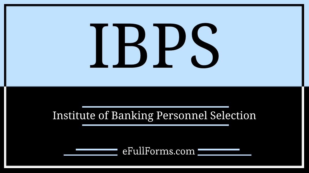 IBPS full form