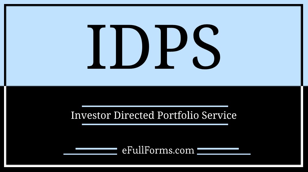 IDPS full form