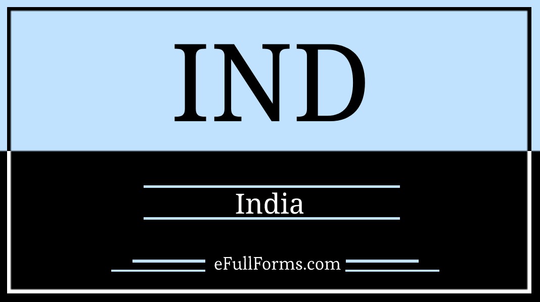 IND full form