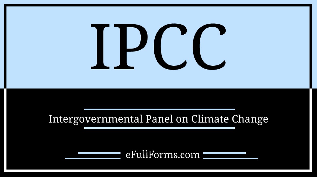 IPCC full form