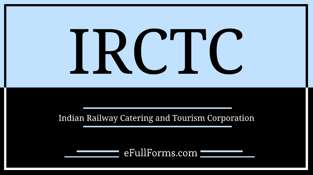 IRCTC full form