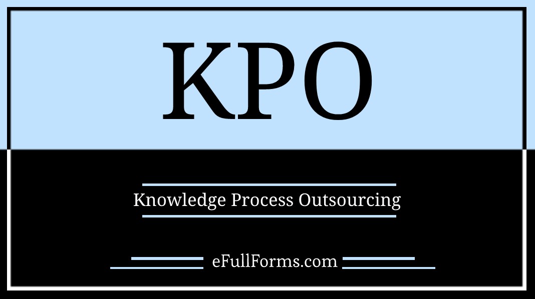 KPO full form