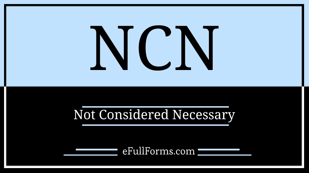 NCN full form