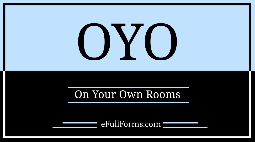 OYO full form
