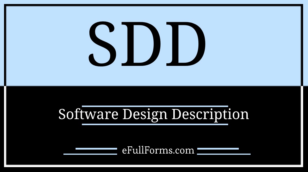 SDD full form