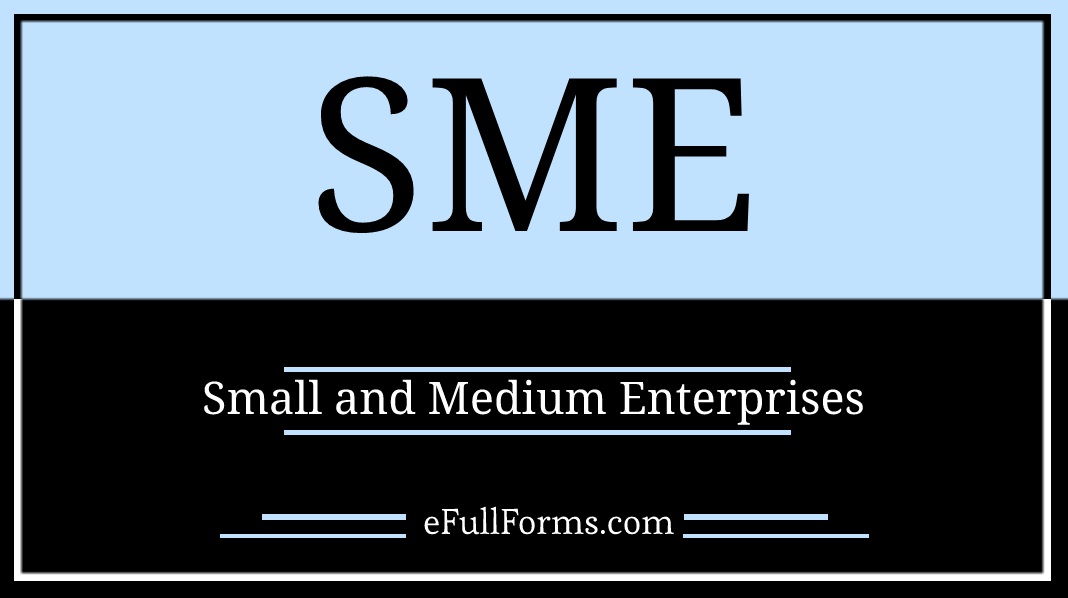 SME full form