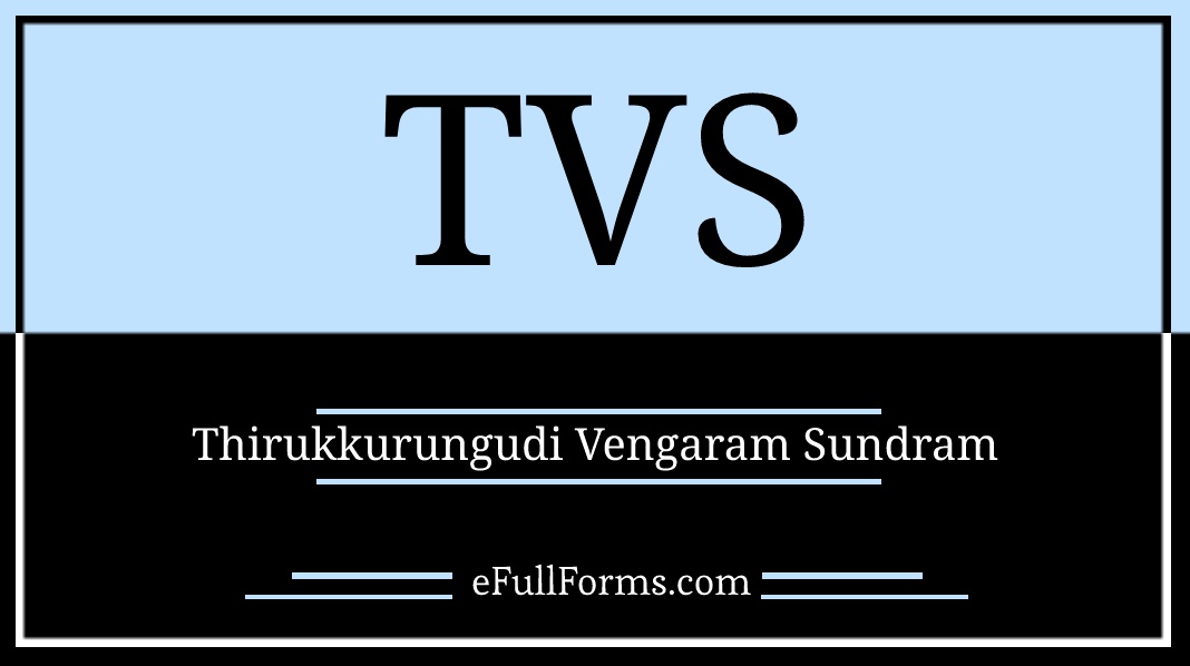 TVS full form