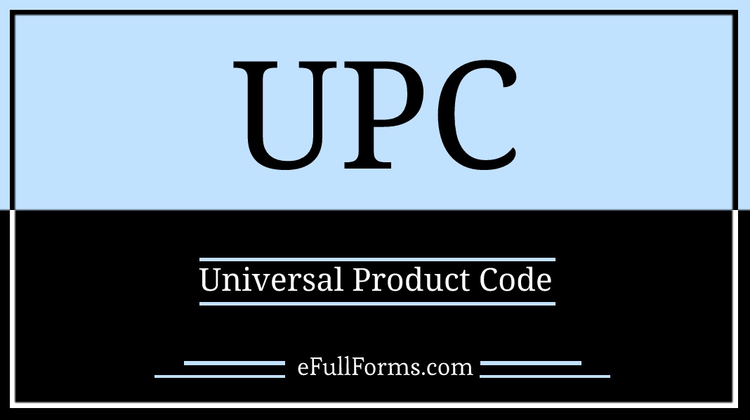 UPC full form