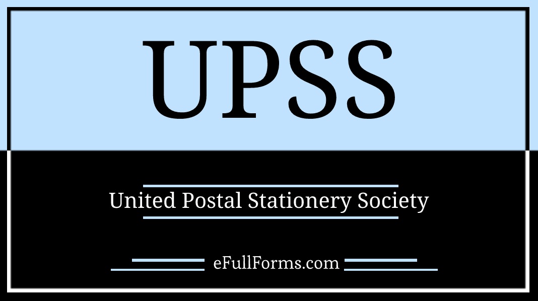 UPSS full form