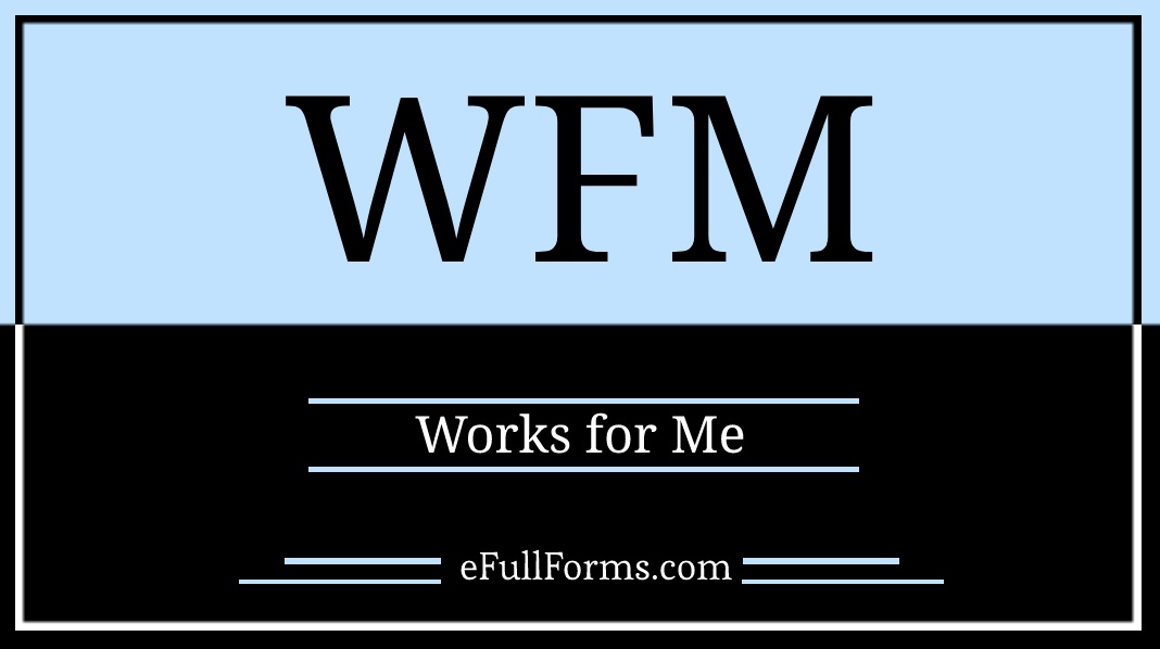 WFM full form