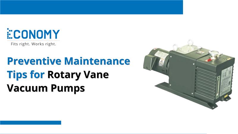 Rotary vane vacuum pump