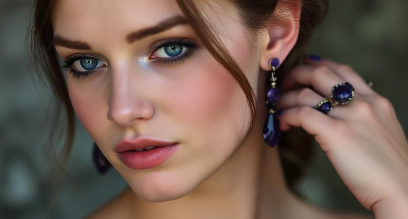 Charoite rings And Bracelets