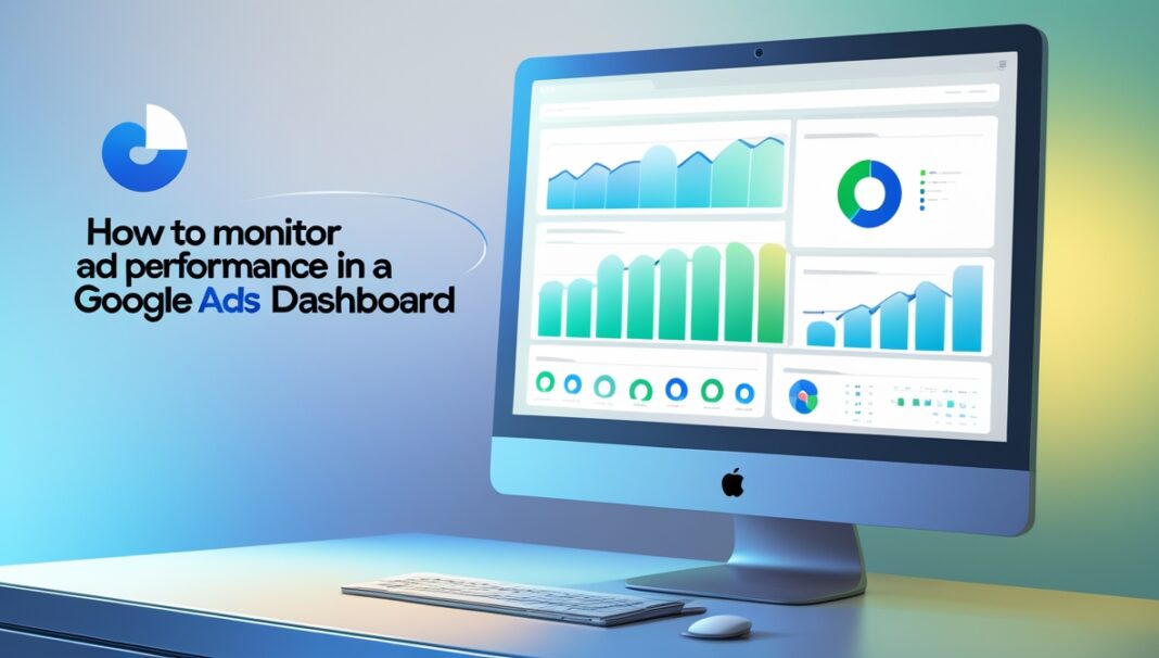Monitor Ad Performance in a Google Ads Dashboard