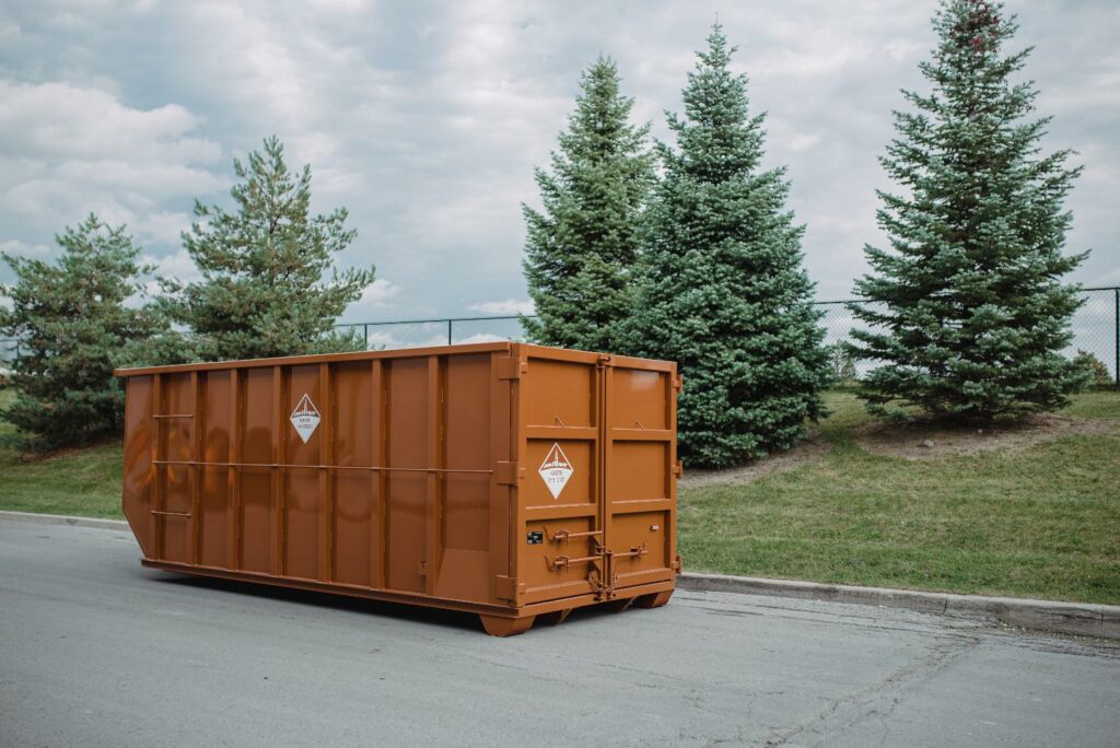 waste bin wood